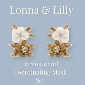 LONNA & LILLY Coordinating Earring & Mask Set (from pandemic days) NWT